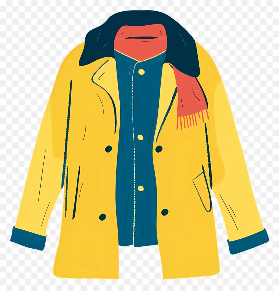 Chaqueta，Chaqueta Amarilla PNG