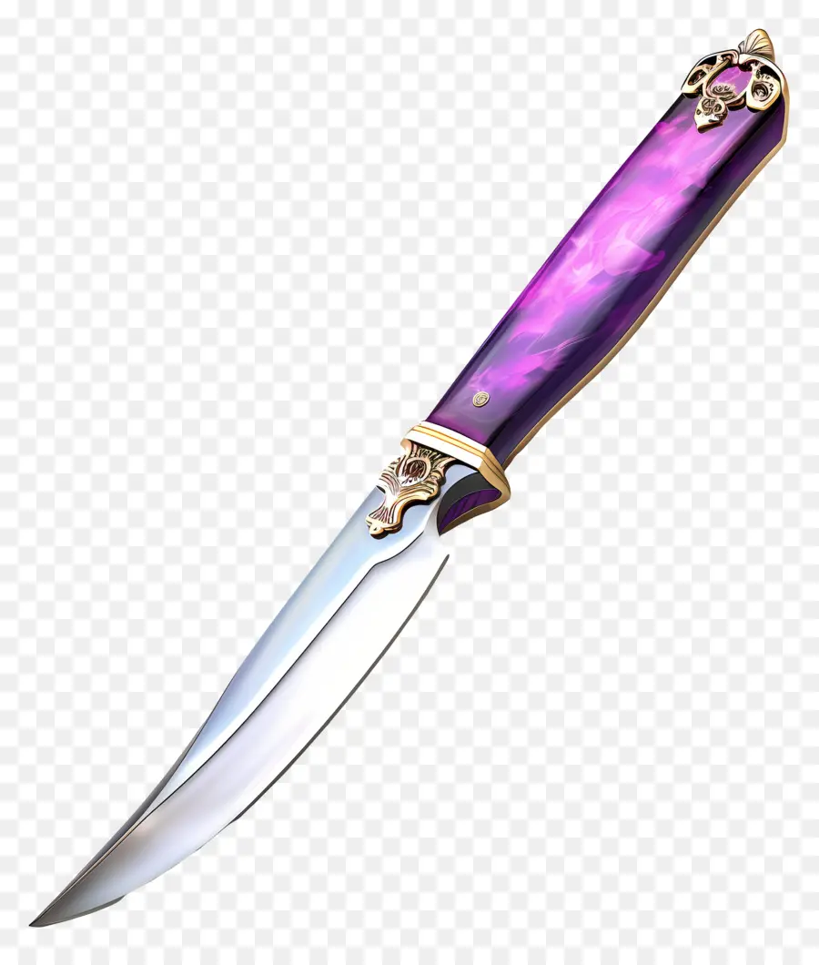 Cuchillo，Cuchillo Púrpura PNG