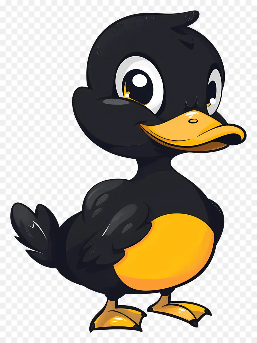 Dibujos Animados De Pato，Pico Amarillo PNG