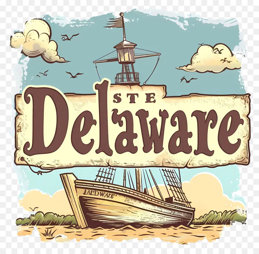 Delaware，Barco PNG