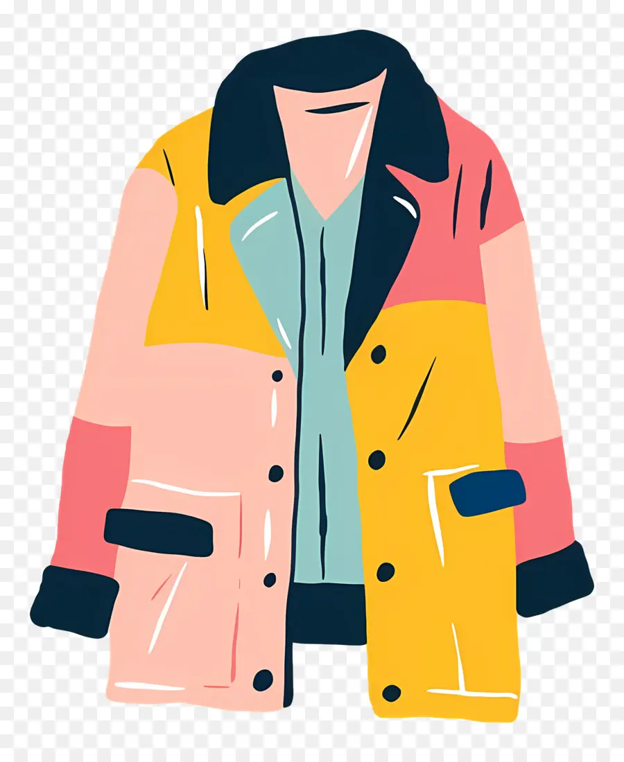 Chaqueta，Abrigo Colorido PNG