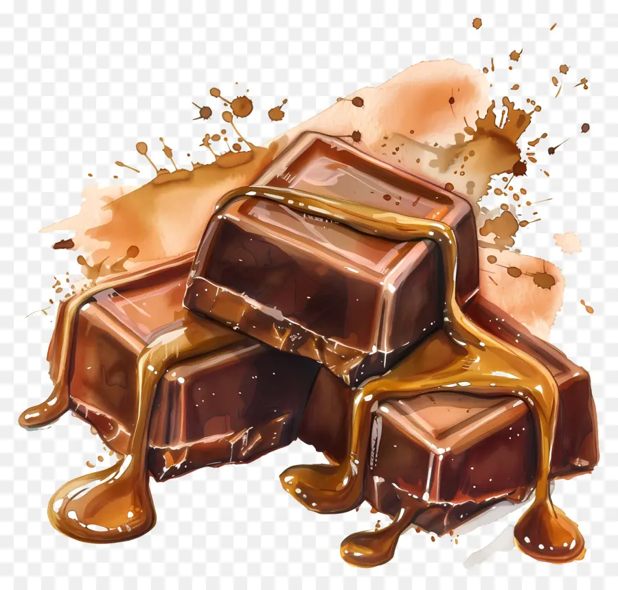 Caramelo De Chocolate，Chocolate PNG