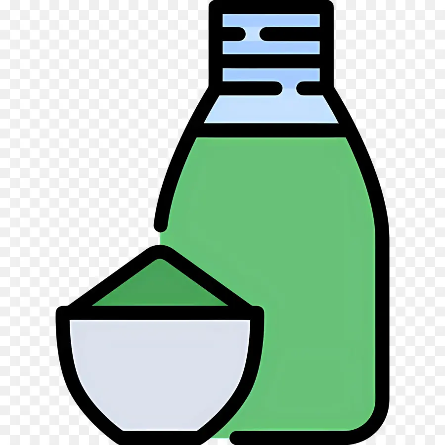 Matcha，Botella De Vidrio PNG