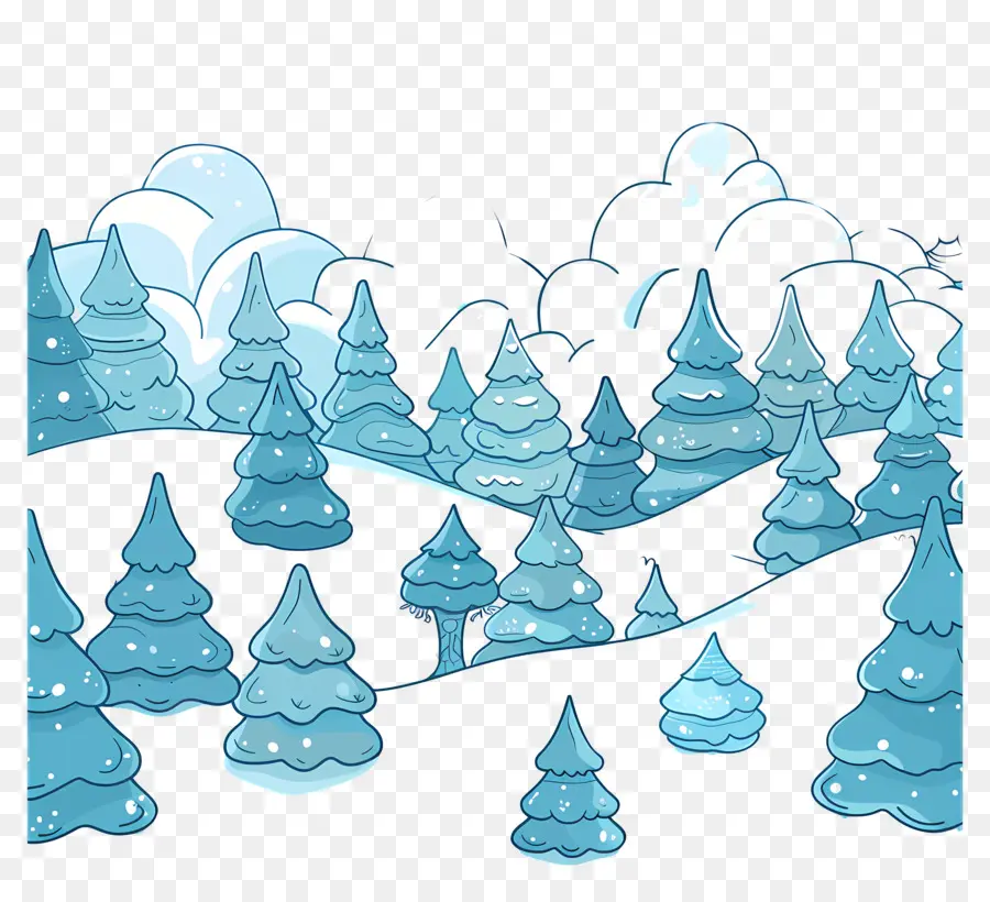 Winter Wonderland，Paisaje De Invierno PNG