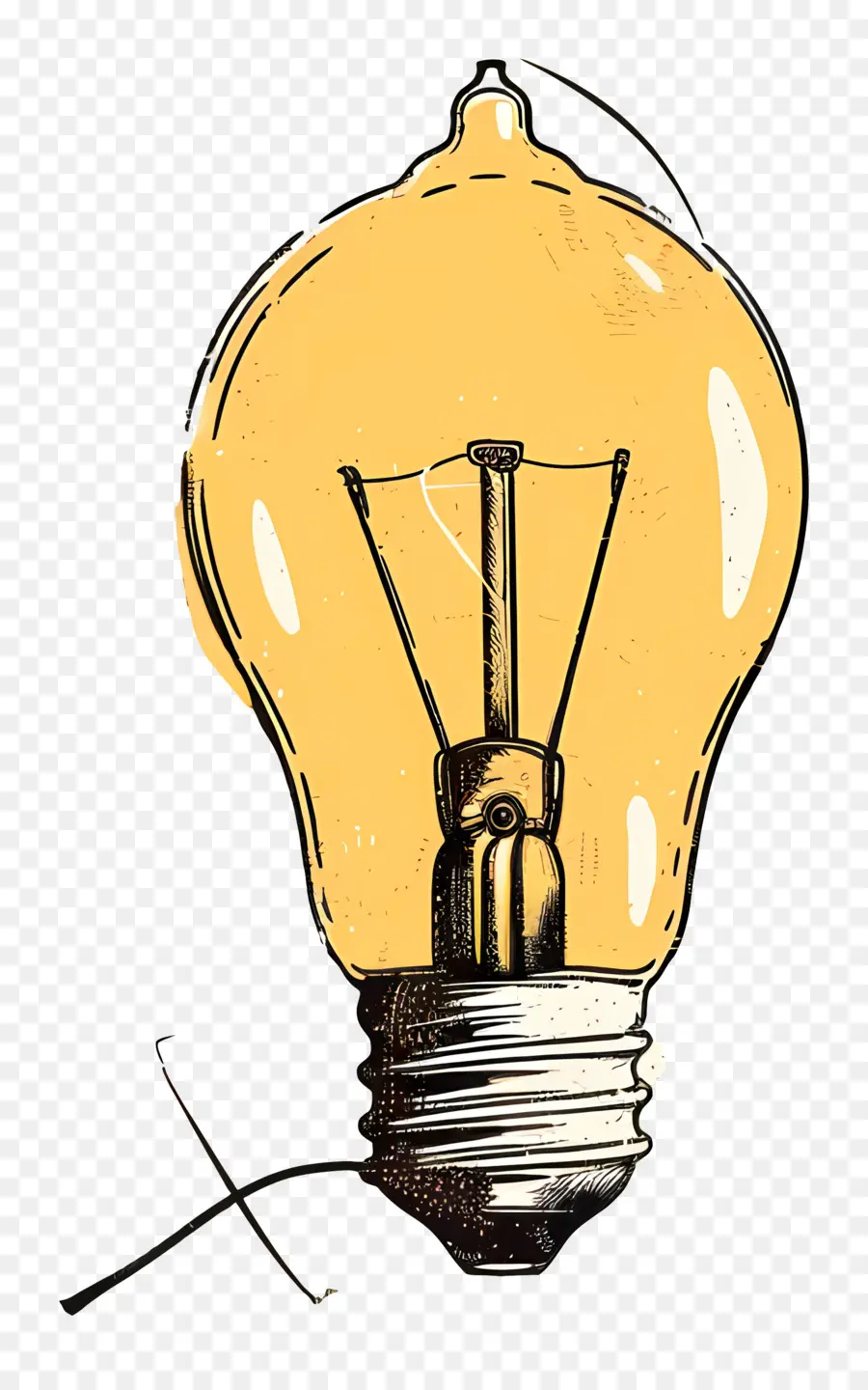 Lightbulb，Bombilla Tenue PNG