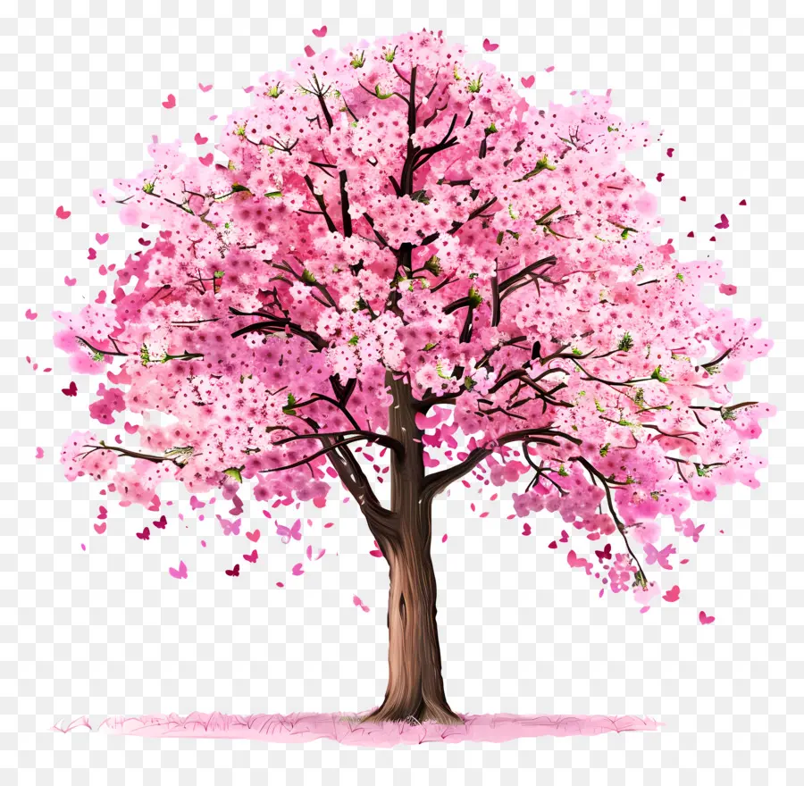 Flor De Cerezo，árbol De Primavera PNG