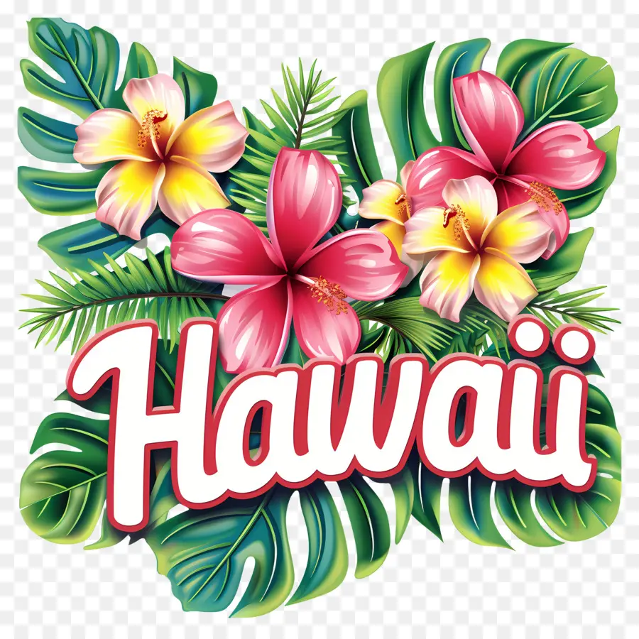 Hawai，Diseño Floral PNG