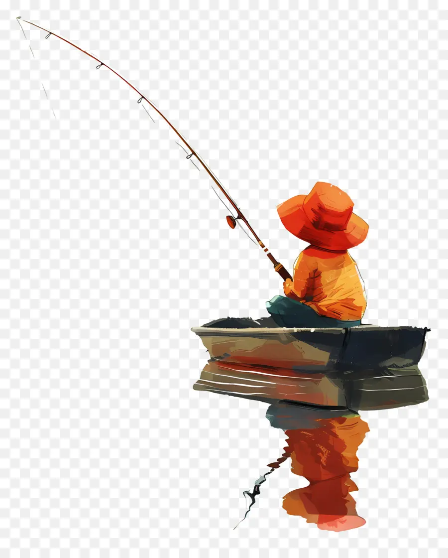 Día De Pescar，La Pesca PNG