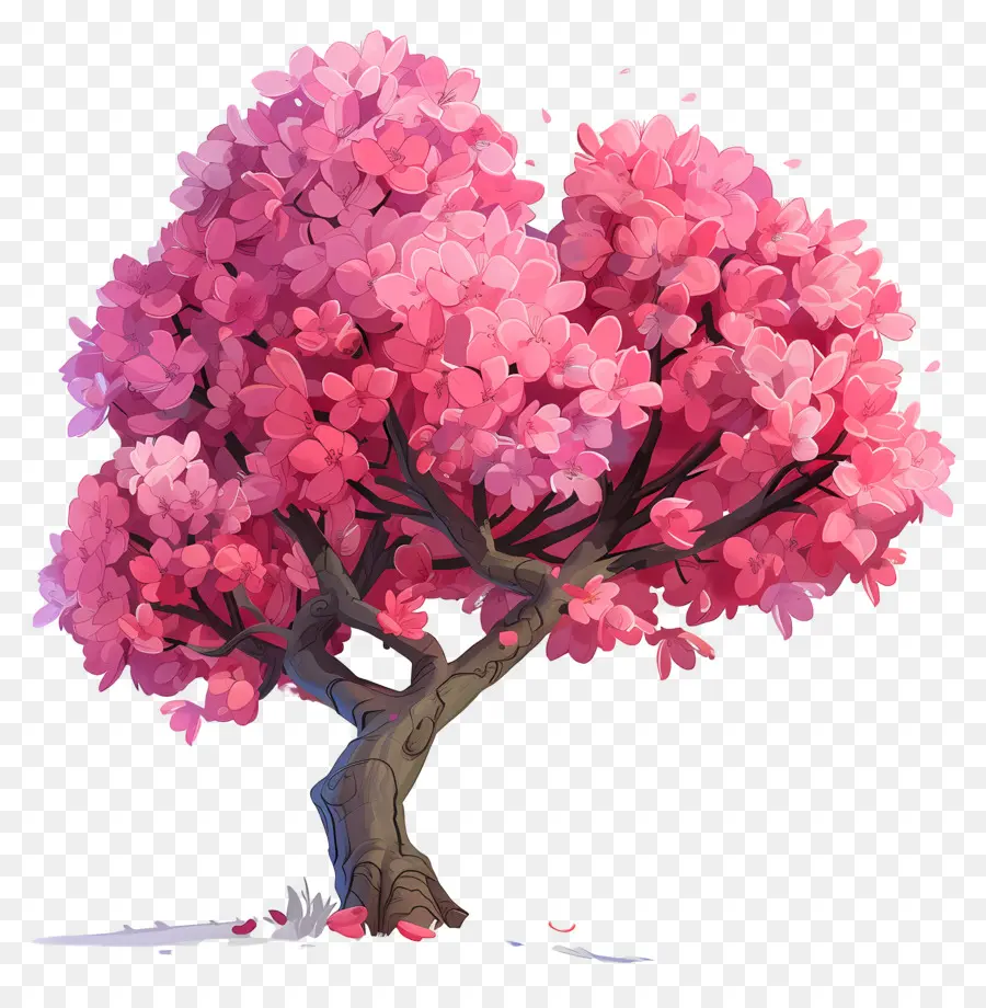 Árbol De Flor De Cerezo，árbol Rosa PNG