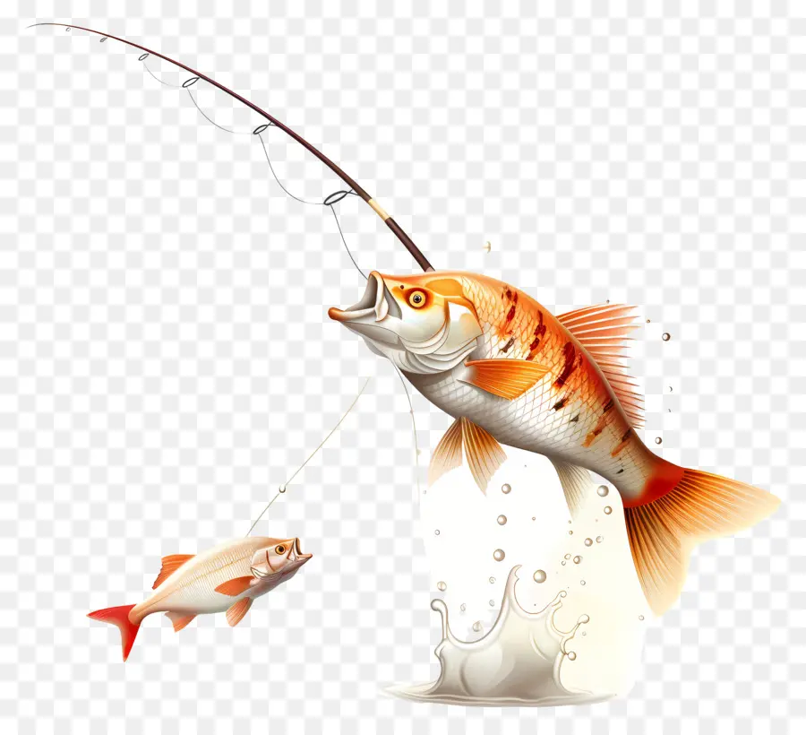 Día De Pescar，La Pesca PNG