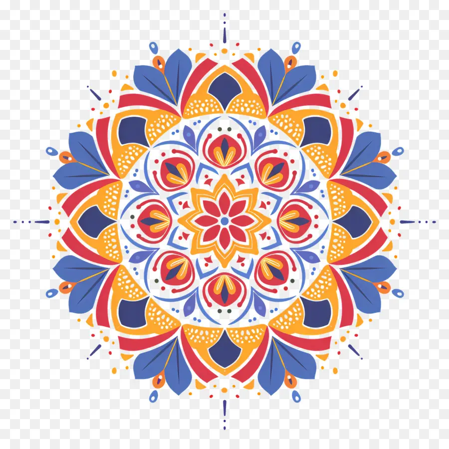 Mandala Simple，Flor PNG