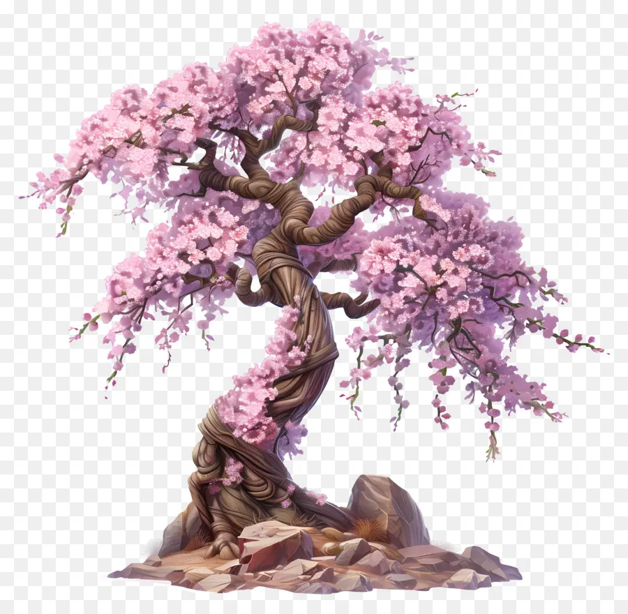 Flor De Cerezo，árbol De Los Bonsais PNG