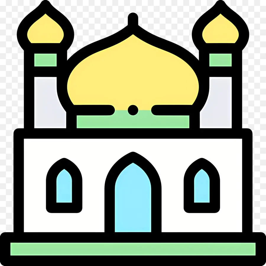 Mezquita，Azul PNG