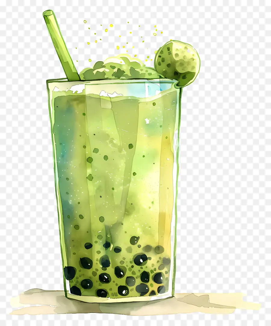 Té De Burbujas De Matcha，Té De La Burbuja PNG