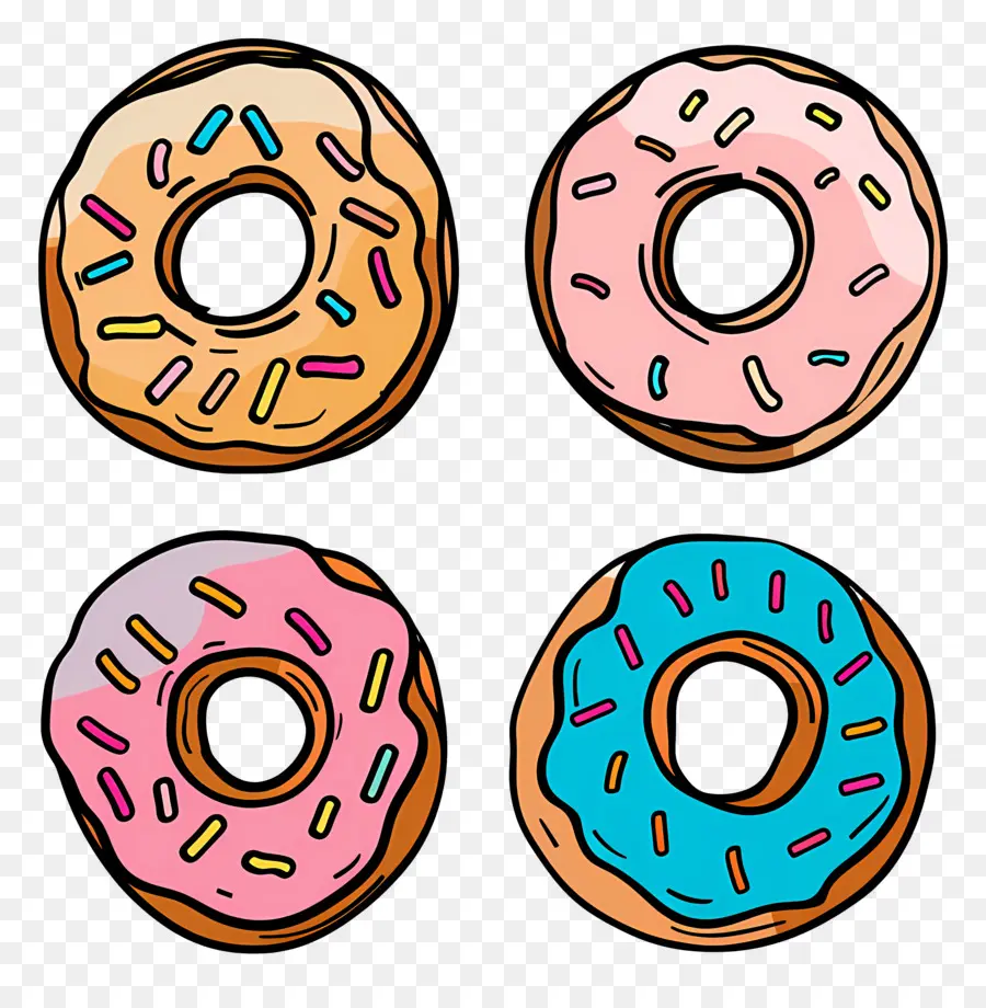 Donuts，Rocía PNG