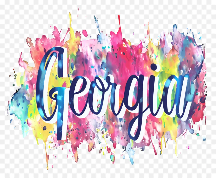 Georgia，Pintura A La Acuarela PNG