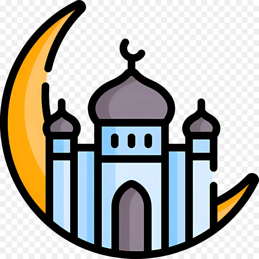 Mezquita，Crescent Moon PNG