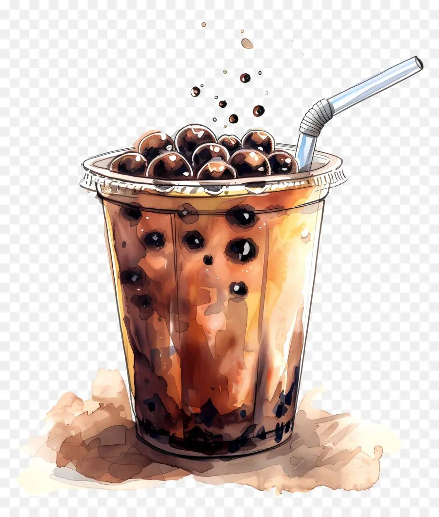 Té De Burbujas De Café，Café Helado PNG