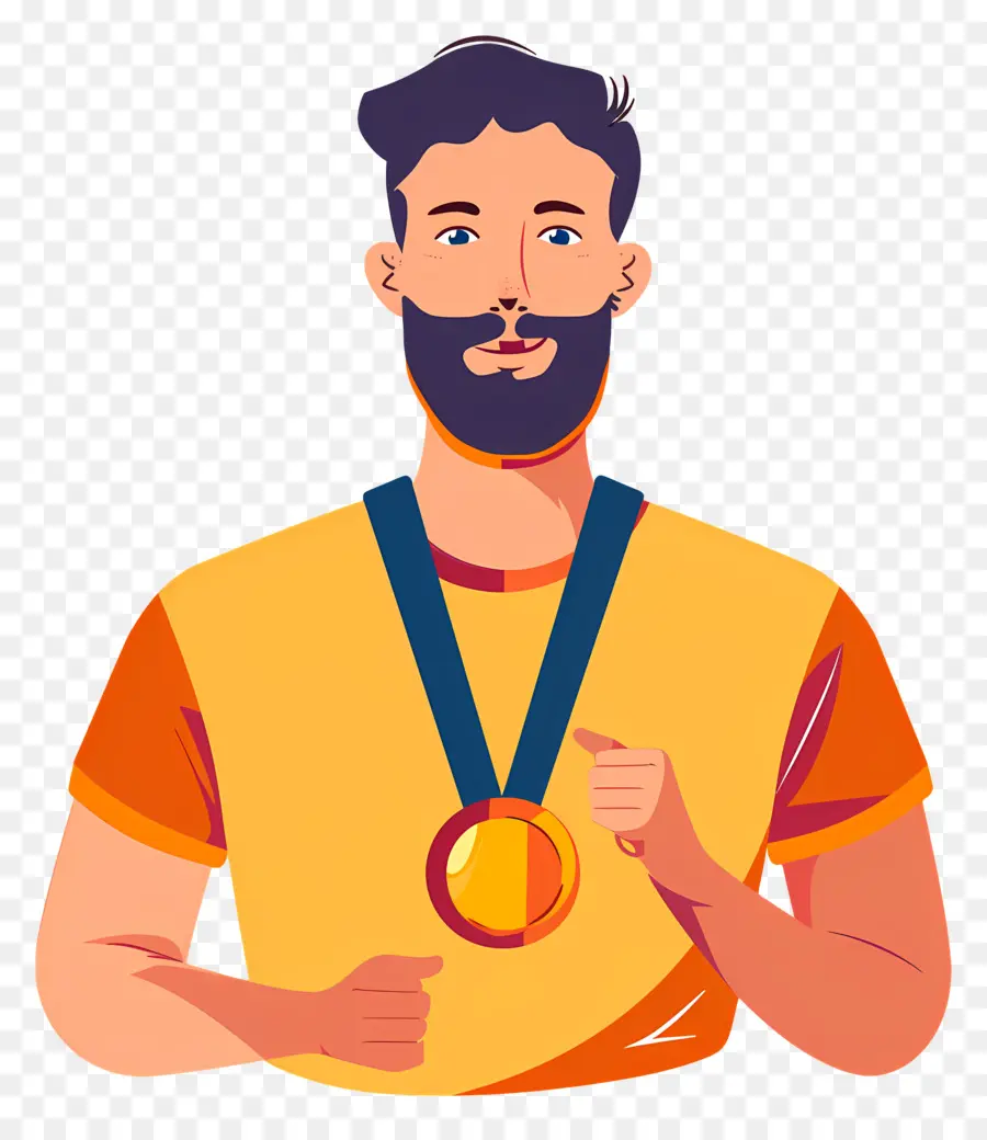 Medalla，Athlet PNG