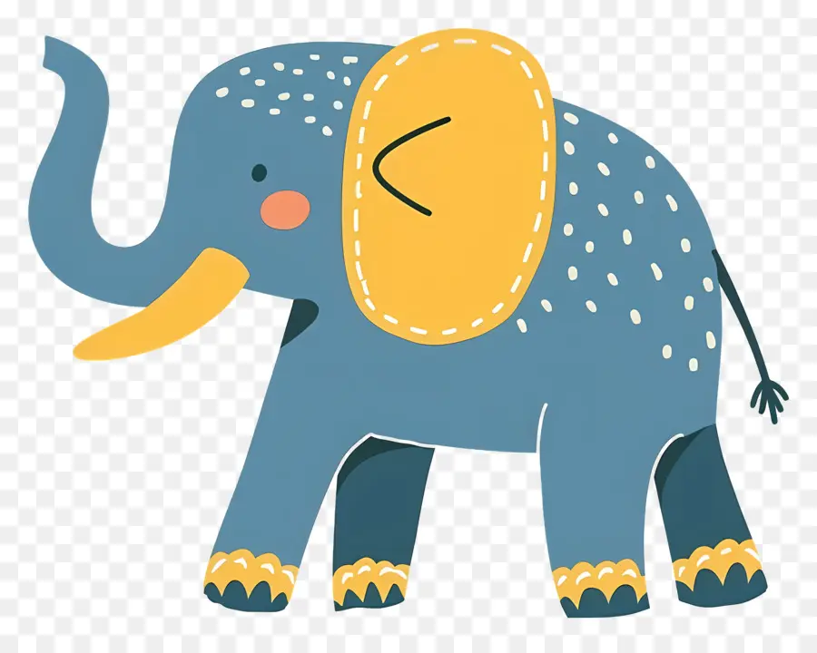 Elefante，Blue Elephant PNG