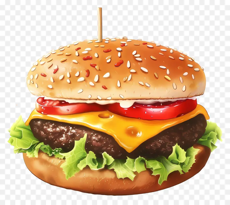 Hamburgo，Hamburguesa Con Queso PNG