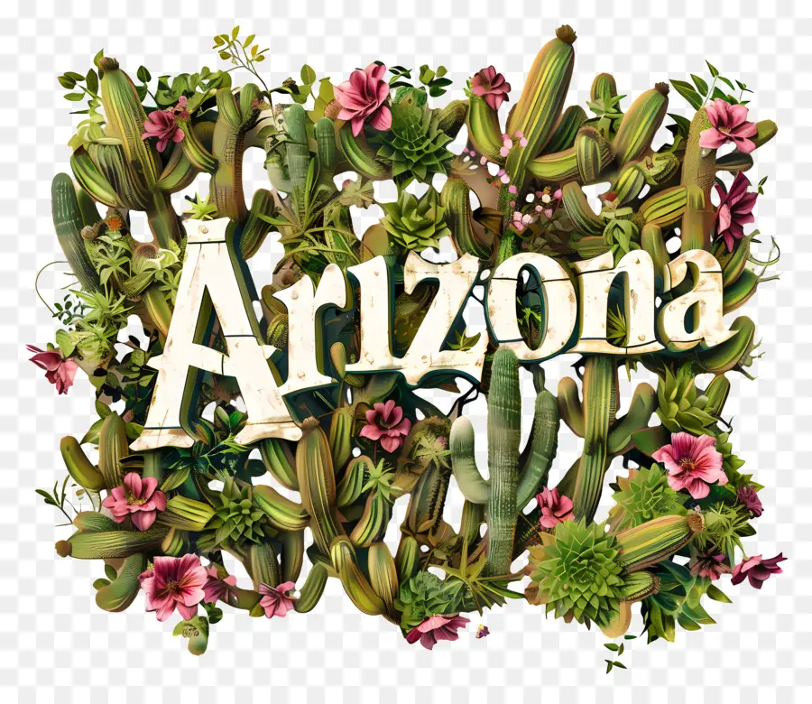 Arizona，Arte De Pared Vintage PNG