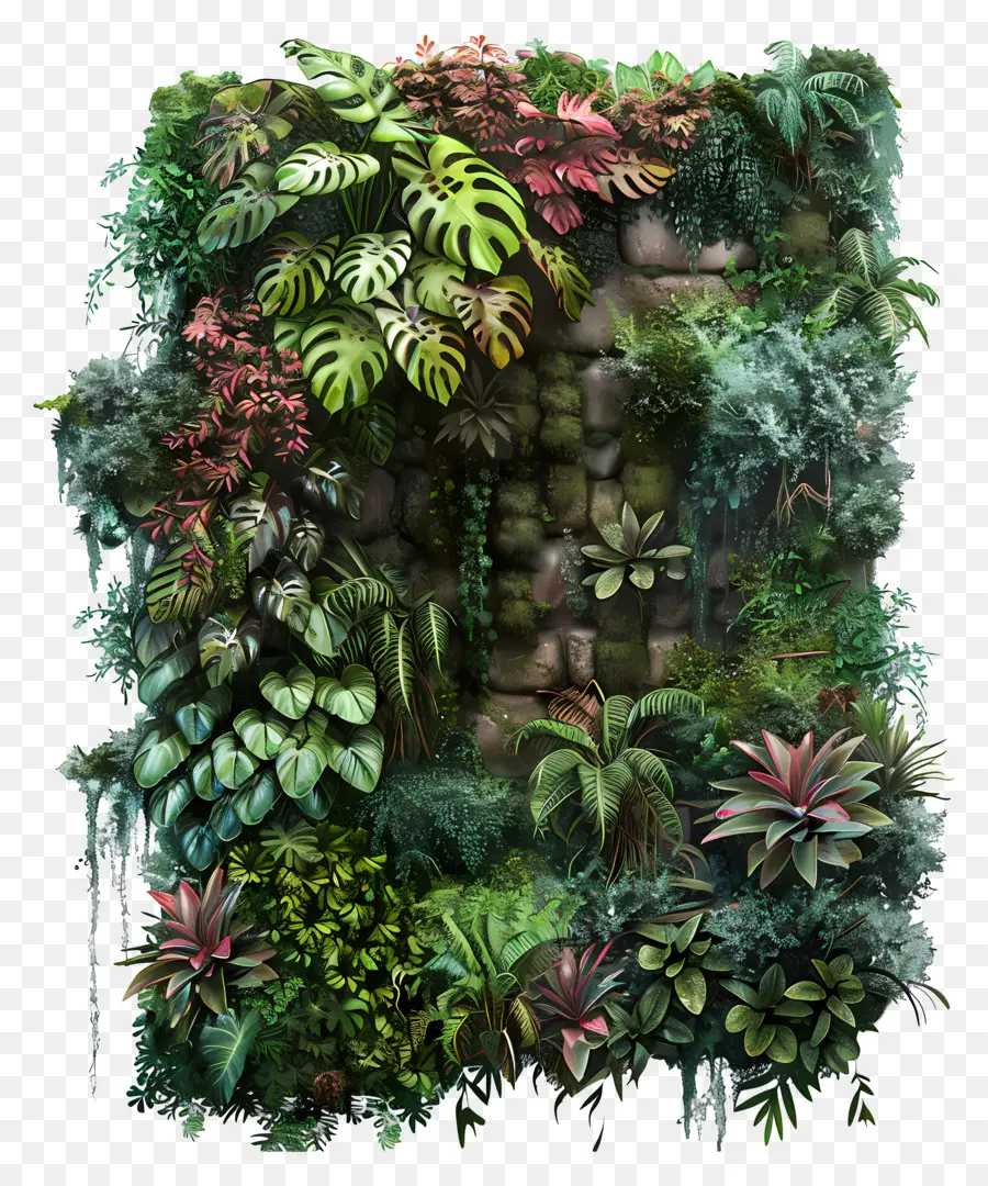 Jardín Vertical，Pared De Roca PNG