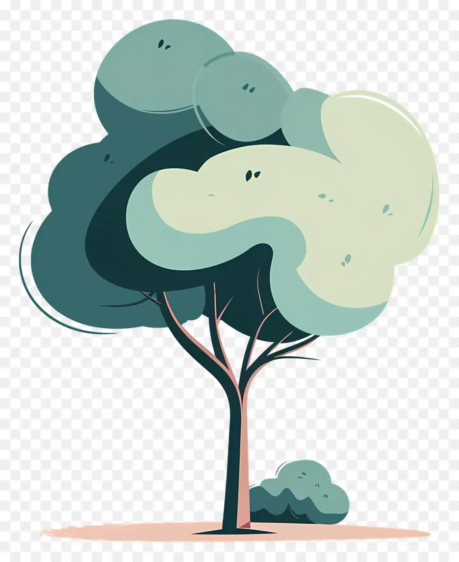 Árbol，Cielo Nublado PNG