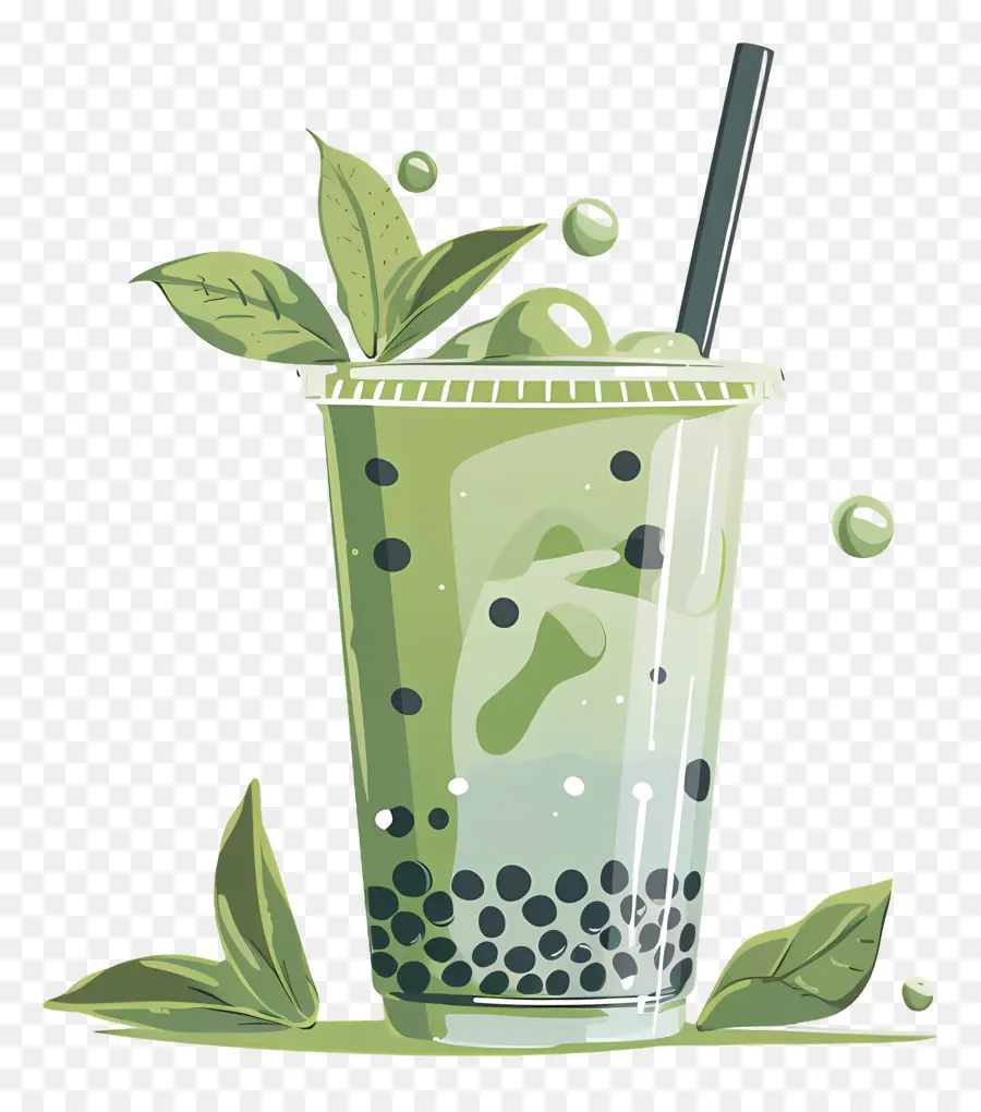 Té De Burbujas De Matcha，Té De La Burbuja PNG