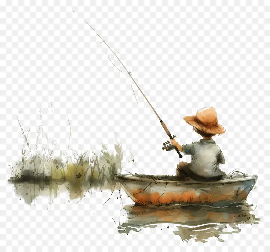 Día De Pescar，La Pesca PNG