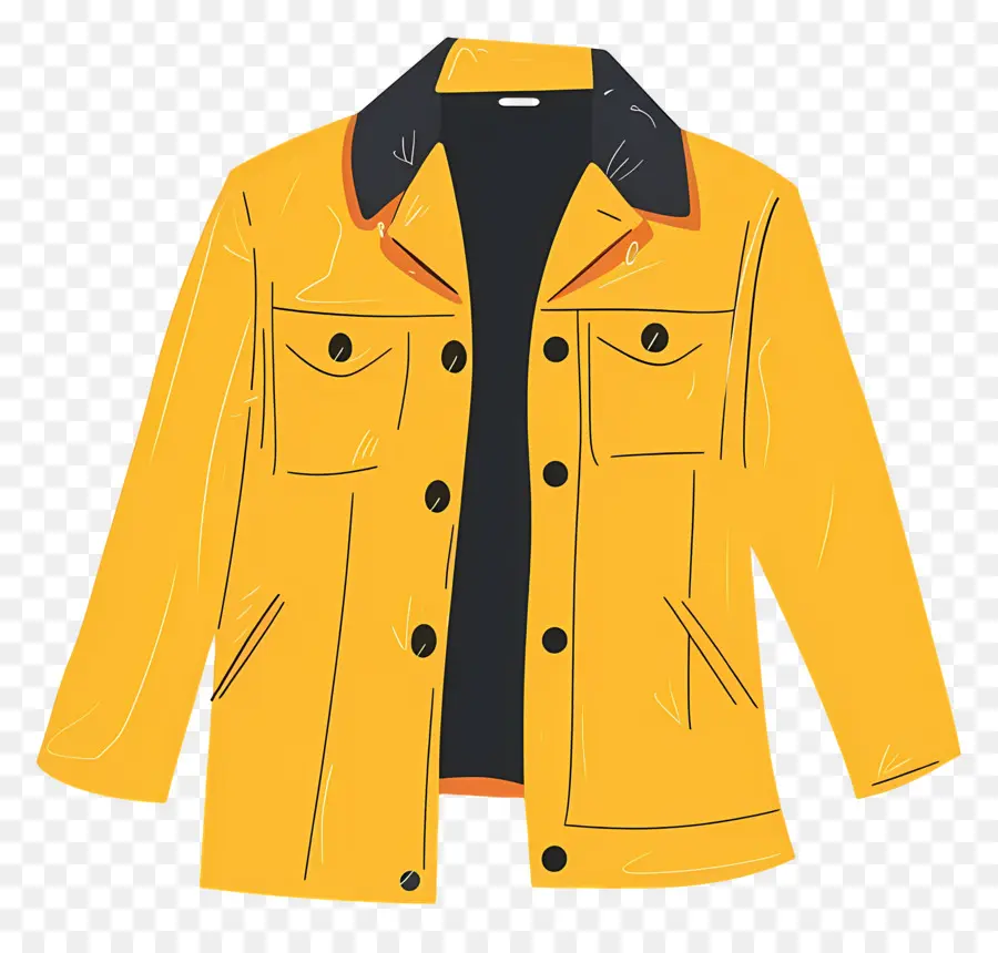 Chaqueta，Chaqueta Amarilla PNG