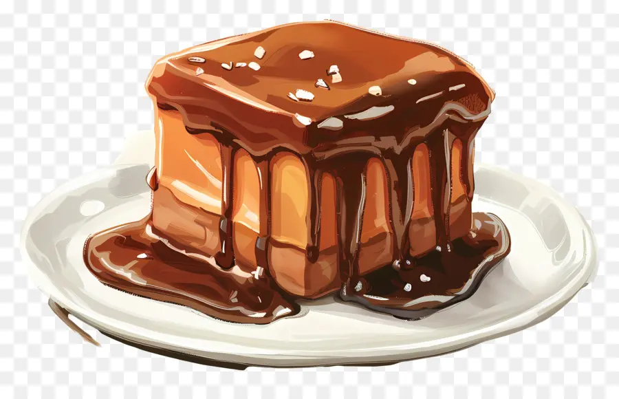 Salados Caramelo，Pastel De Chocolate PNG