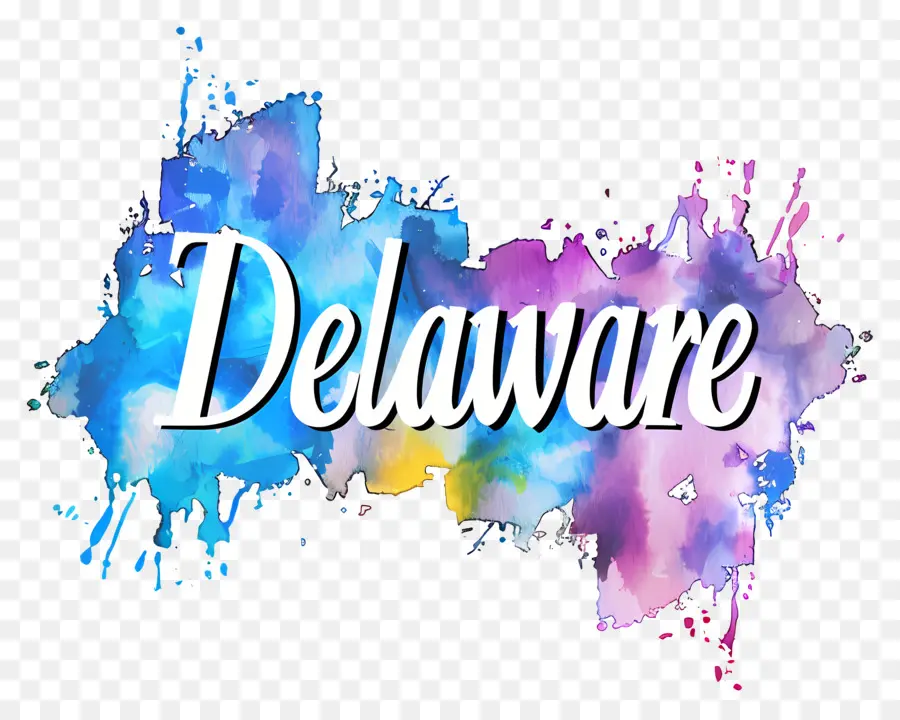 Delaware，Acuarela PNG