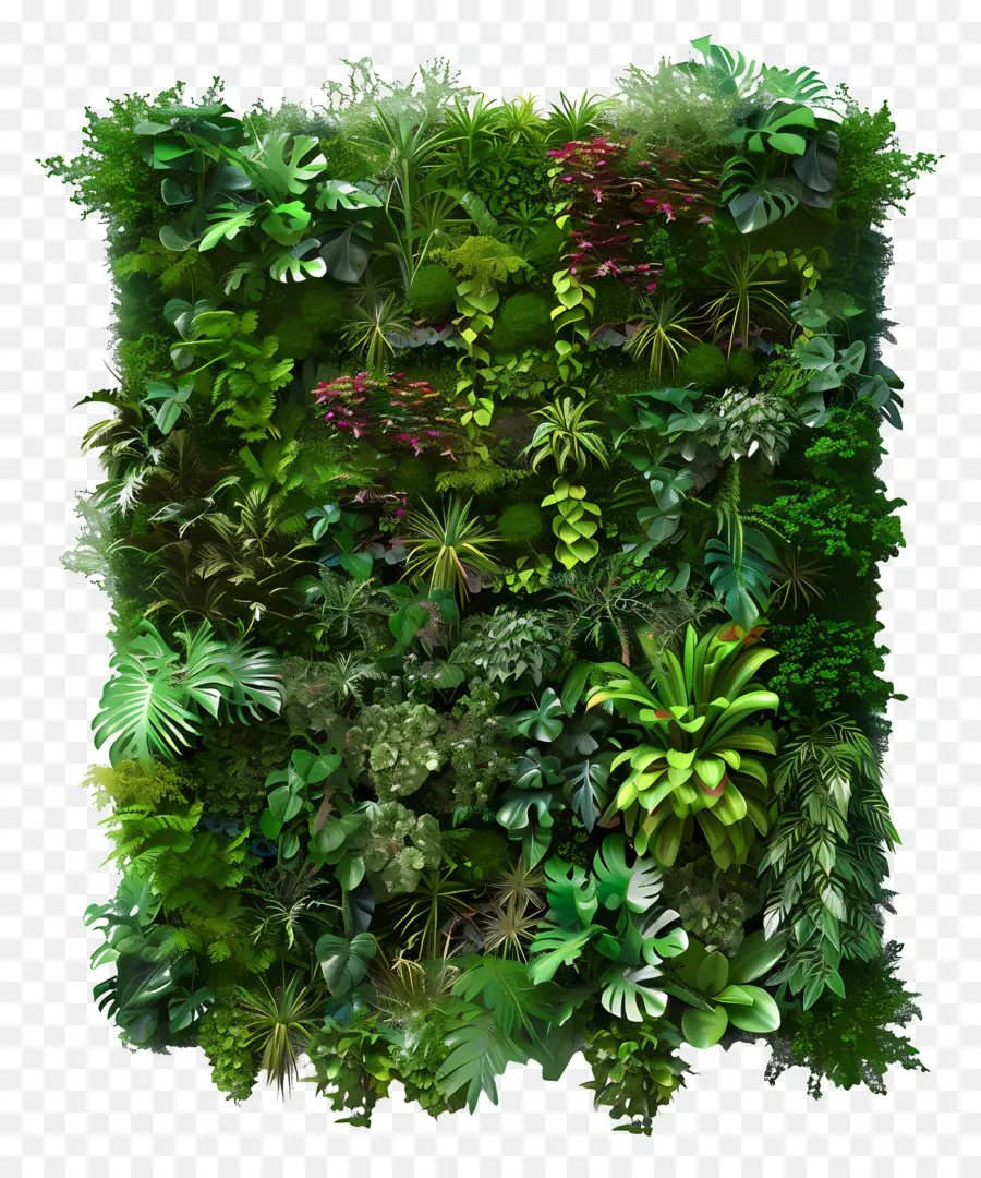 Jardín Vertical，Plantas Verdes PNG