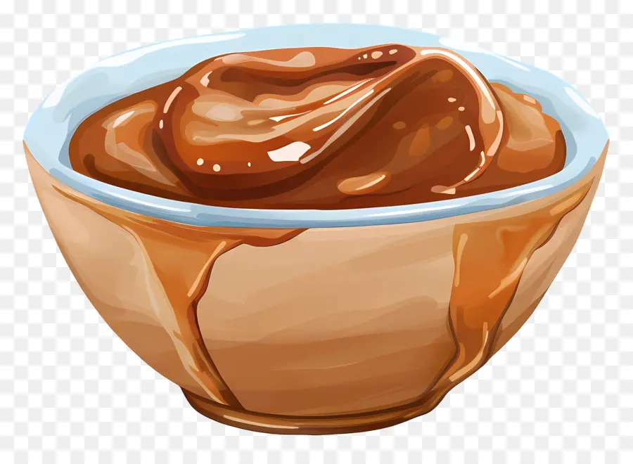 Salados Caramelo，Pudín De Chocolate PNG