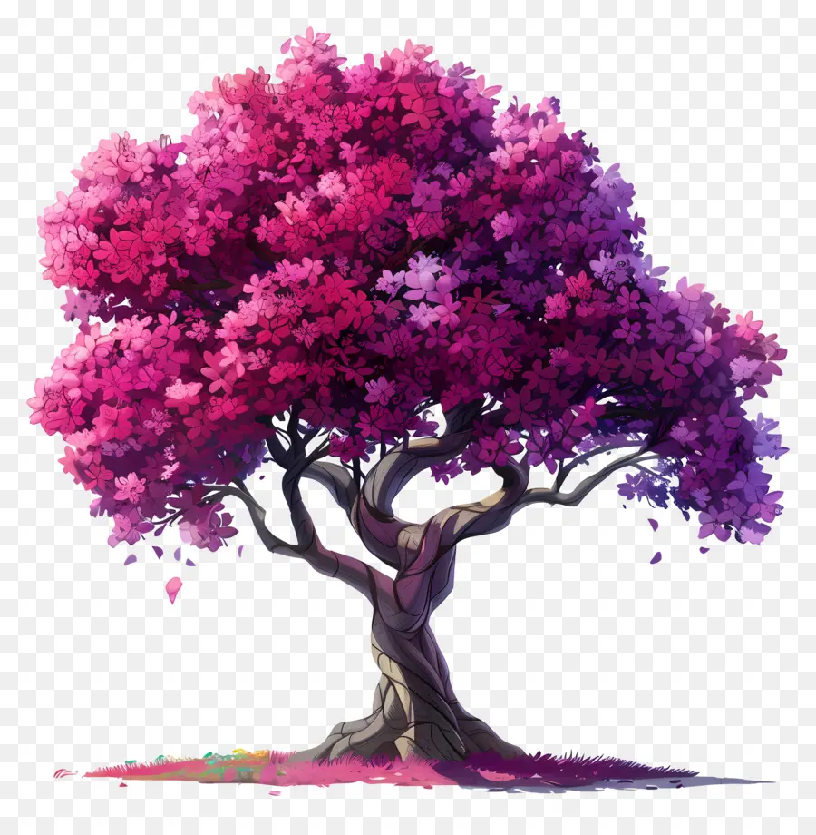 Árbol De Flor De Cerezo，árbol Rosa PNG