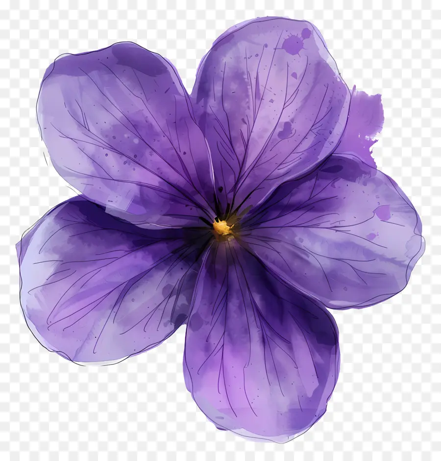 Flor De Violeta，Púrpura Violeta PNG