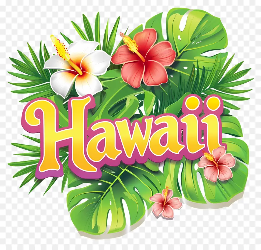 Hawai，Diseño Floral PNG