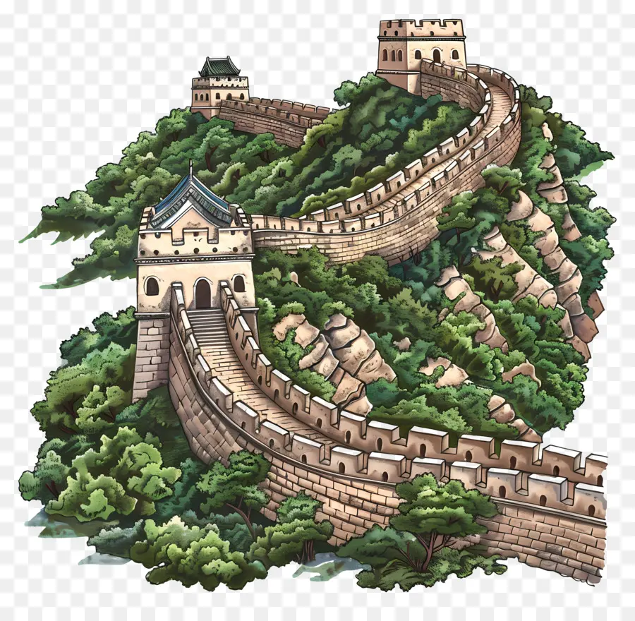 Muralla Grande China，Gran Muralla PNG