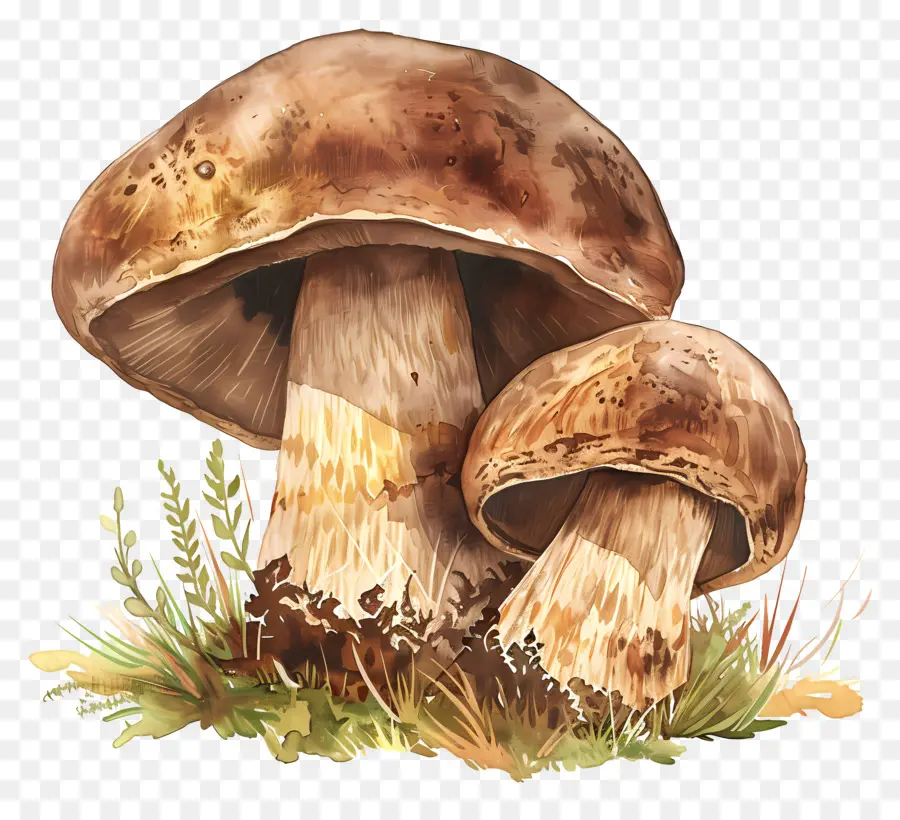 Hongo Boletus，Hongos Amarillos PNG