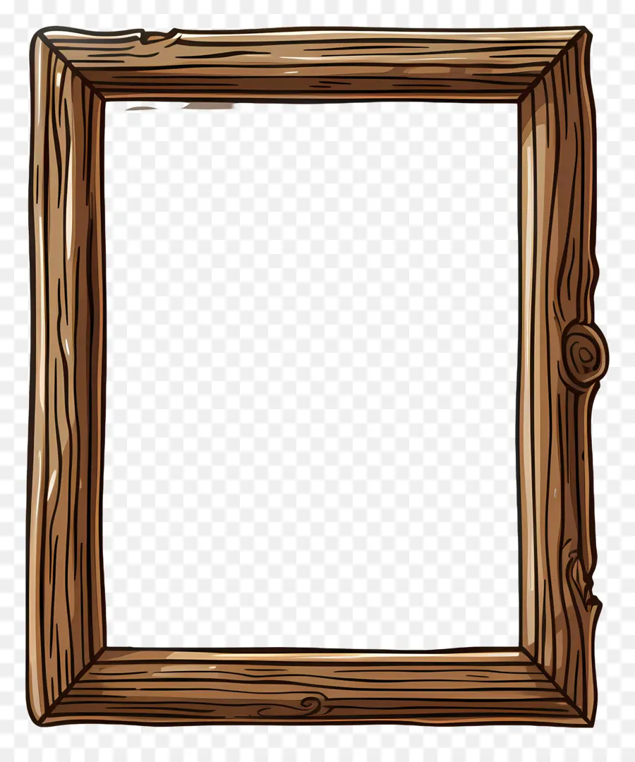 Wooden Frame，Corte De Desbaste PNG