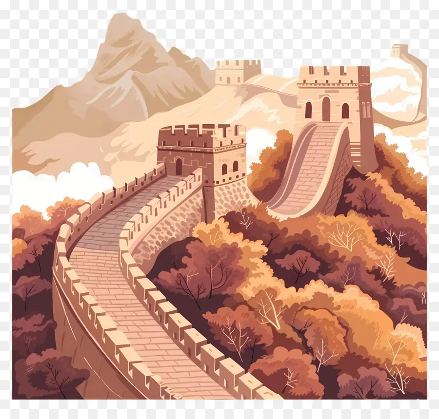 La Gran Muralla De China，China De La Historia PNG