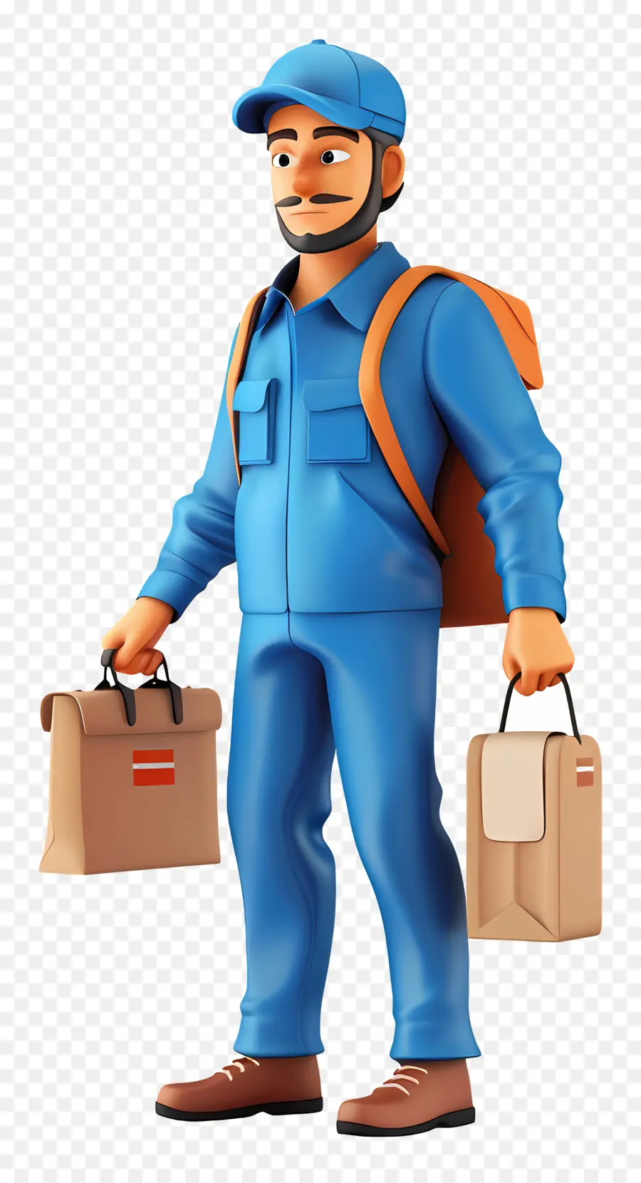 Trabajador De Correos，Hombre De Entrega PNG