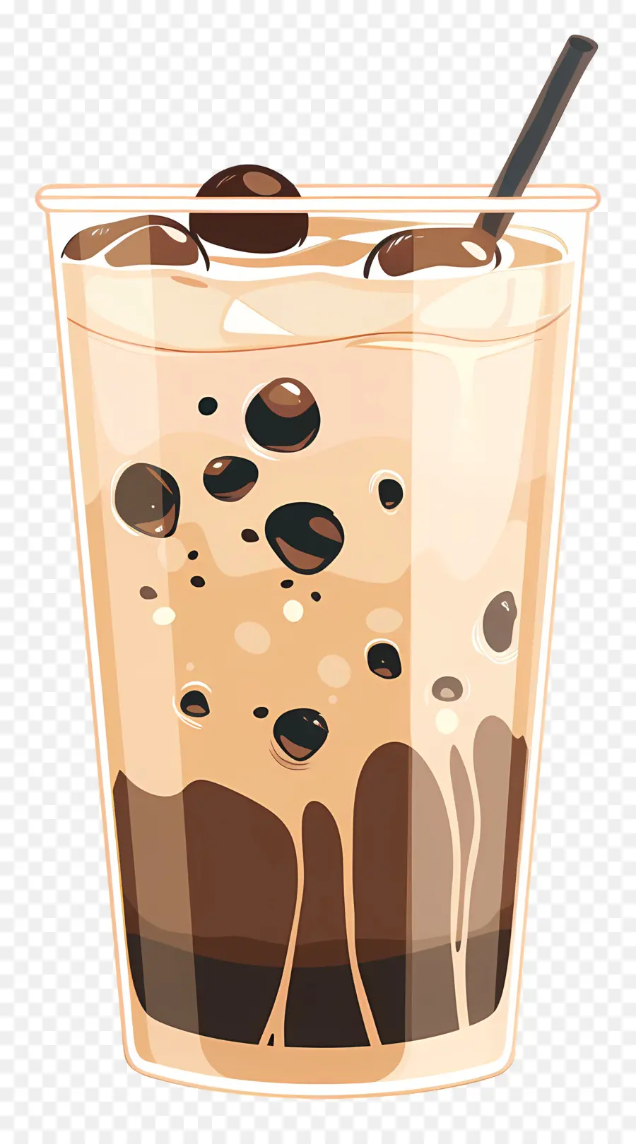 Té De Burbujas De Café，La Leche Con Chocolate PNG