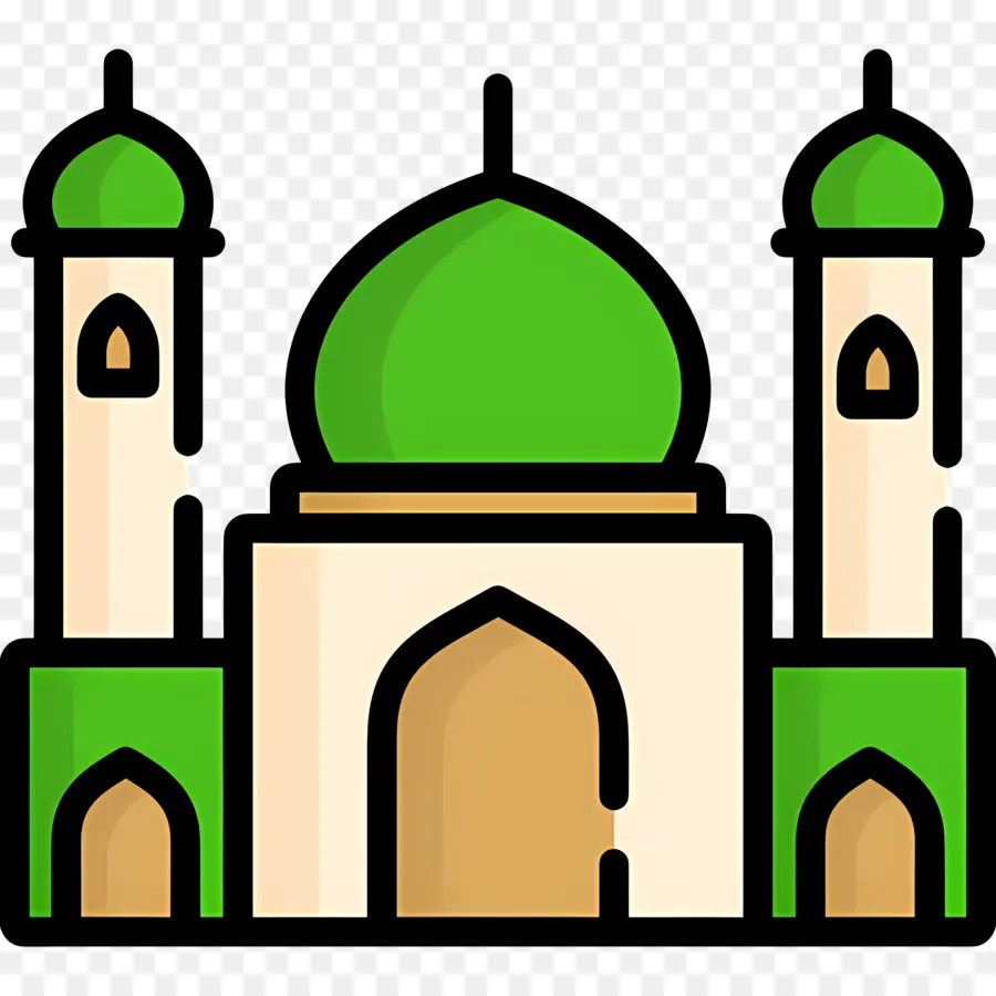 Mezquita，La Arquitectura Islámica PNG