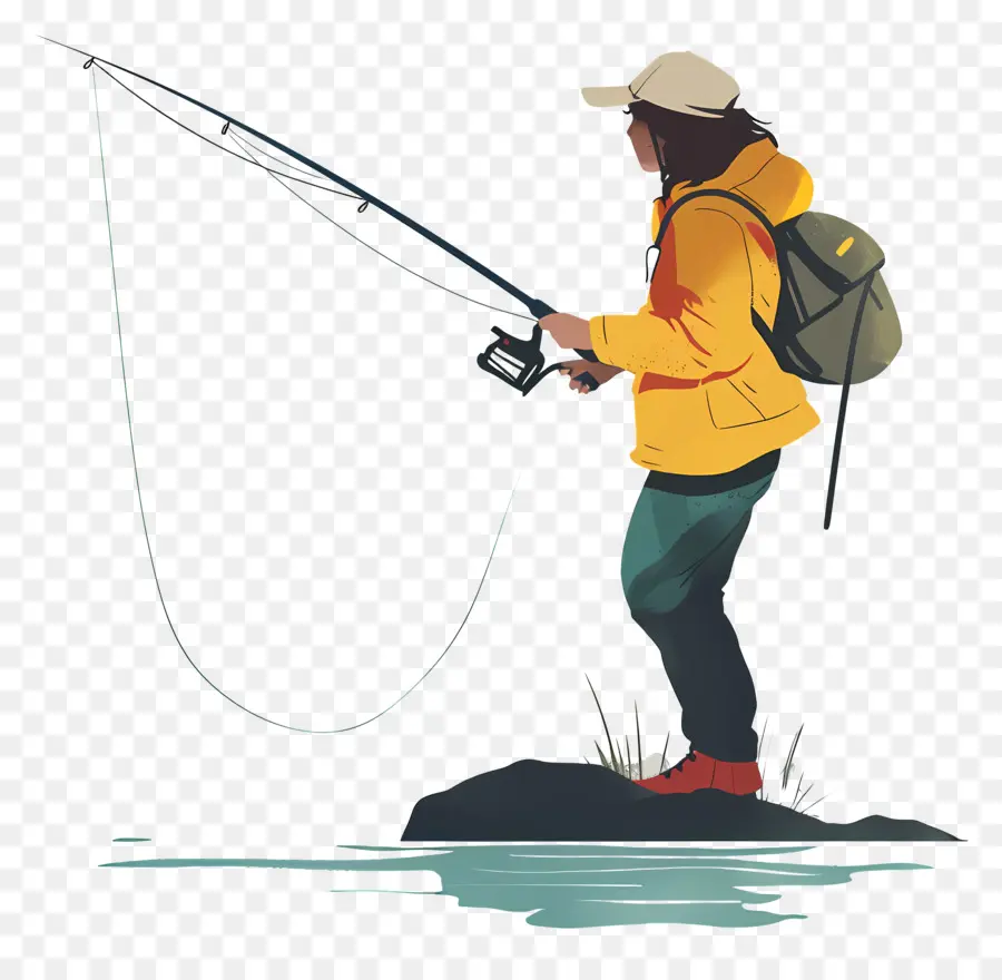 Ir A Pescar，Pescador PNG