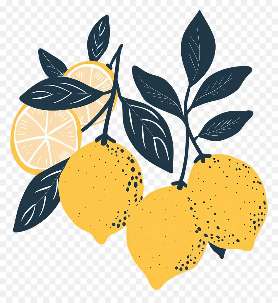 Los Limones，árbol De Limón PNG