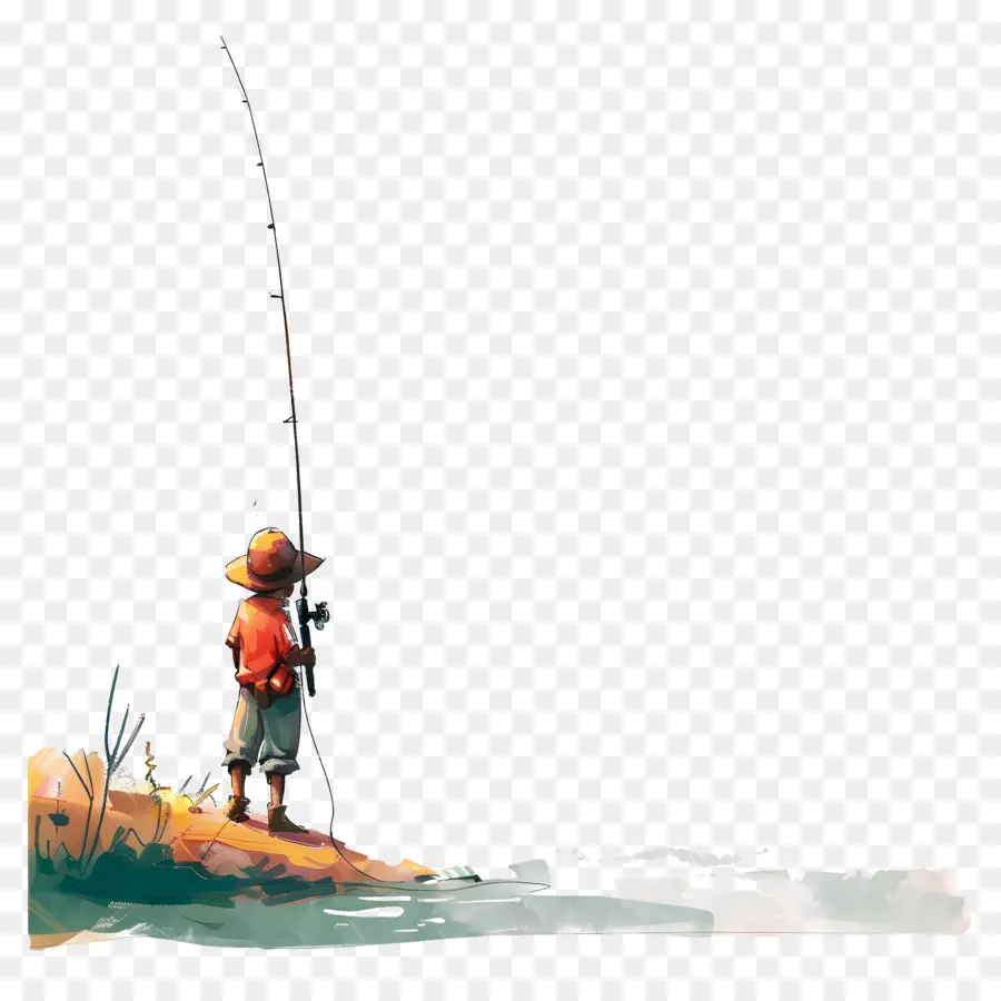 Día De Pescar，La Pesca PNG