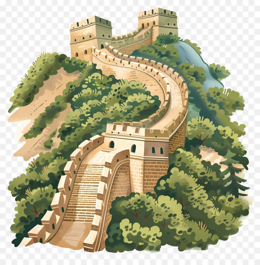 La Gran Muralla De China，La Montaña PNG
