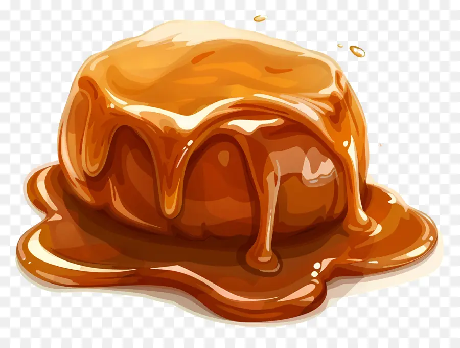 Pudín De Caramelo，Postre PNG